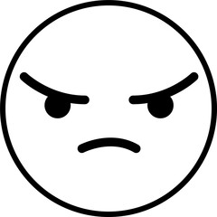 angry face icon