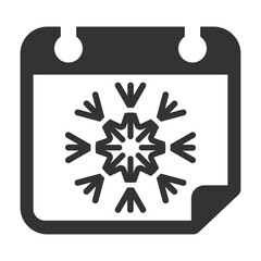 Winter season icon