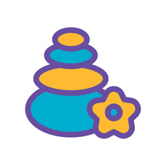 beauty and spa icon. vector design care for female beauty body.
