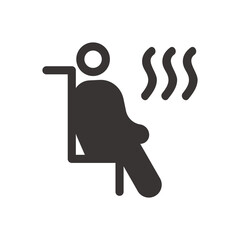 beauty and spa icon. vector design care for female beauty body.
