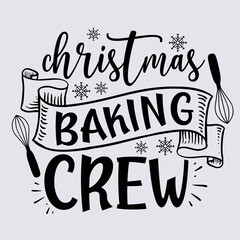 Christmas baking crew