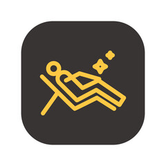 beauty and spa icon. vector design care for female beauty body.
