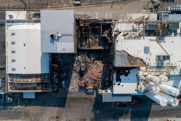 building that was destroyed by a fire