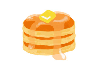 ホットケーキのイラスト