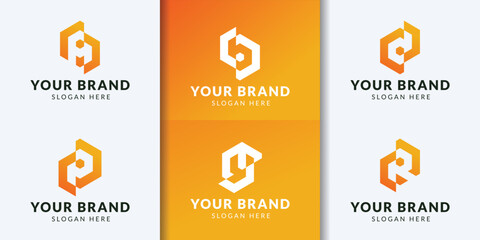 Logo set modern and creative branding idea collection for business company