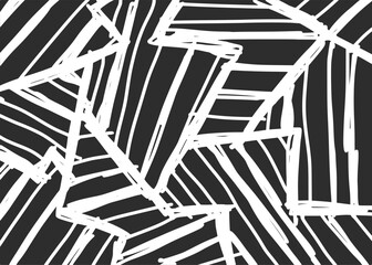 Abstract background with sketched stripe lines pattern