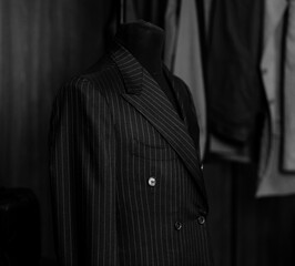 Stylish blue suit
