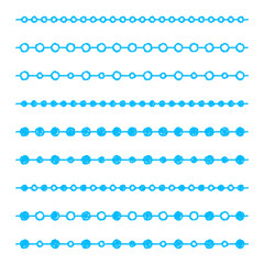 クレヨン素材 ドットのラインセット