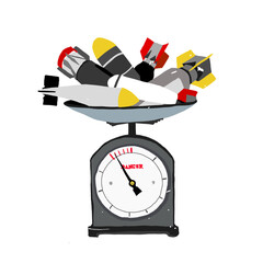 Rockets and bombs are on the scales