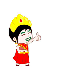 girl in thailand dress