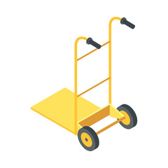 Delivery Logistics Wheelbarrow Composition