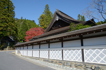 高野山金剛峯寺　蓮華定院外壁　和歌山県高野町