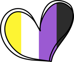 LGBTQ+ Love Heart Eternity Equality Pride