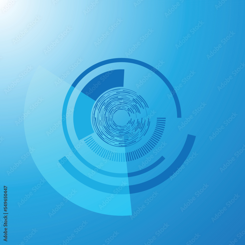 Poster tech modern retro futuristic background .vector design composition with various technology elements 