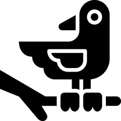 bird solid icon