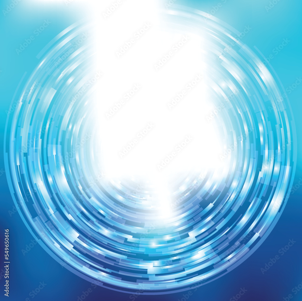 Poster tech modern retro futuristic background .vector design composition with various technology elements 