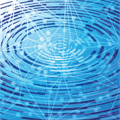 Tech modern retro futuristic background  .Vector design composition with various technology elements . Abstract contemporary art .