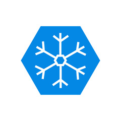 Snowflake icon vector logo design template