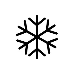 Snowflake icon vector logo design template