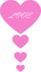 Heart pink PNG 23