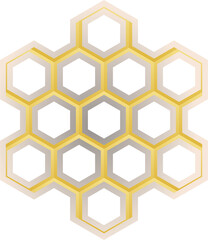 honeycomb shape PNG 43