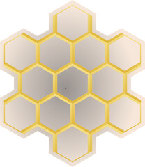 honeycomb shape PNG 44