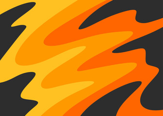 Abstract background with gradient wavy line pattern