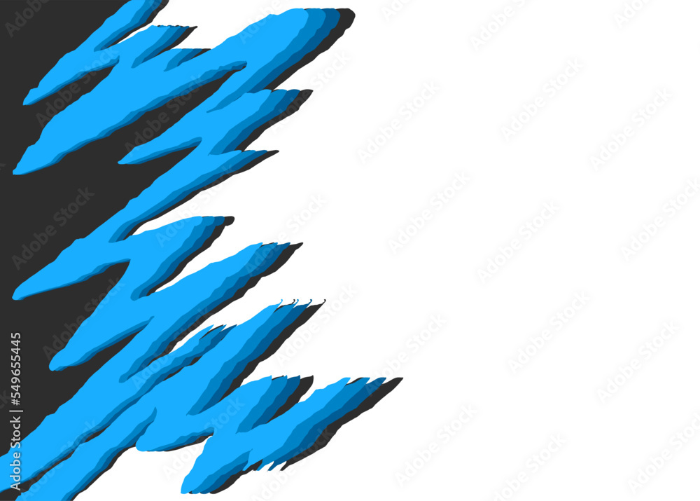 Poster abstract background with gradient rough wavy line pattern and with some copy space area