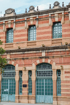 For railway lovers: the old Linares railway station, Jaen, Andalusia, Spain