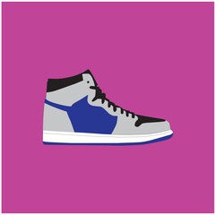 trending shoes icon logo vector design