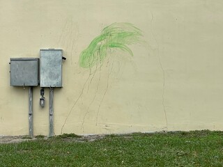 mailbox on the wall