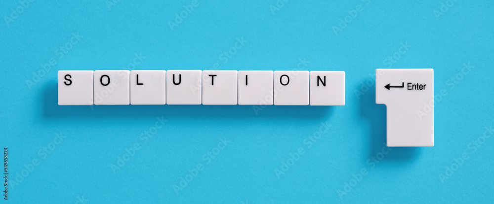 Poster online internet searching to find a solution. business and online support concept.