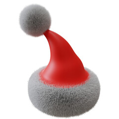 Santa Claus hat in 3d render