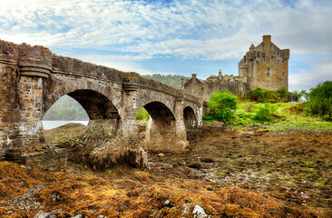 Eilean Donan Castle, Kyle of Lochalsh Scotland, UK.