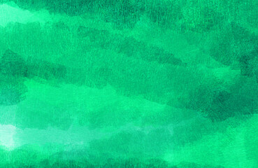 Fototapeta premium green watercolor background. Abstract hand paint square stain backdrop.