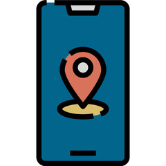 Application filled outline icon