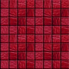 Fototapeta premium seamless leather patchwork background