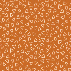 Vector Seamless Hand Drawn Scribble Pattern. Minimal Artistic Sketch Endless Print.