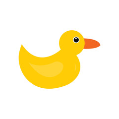vector cute duck cartoon illustration - duck icon 