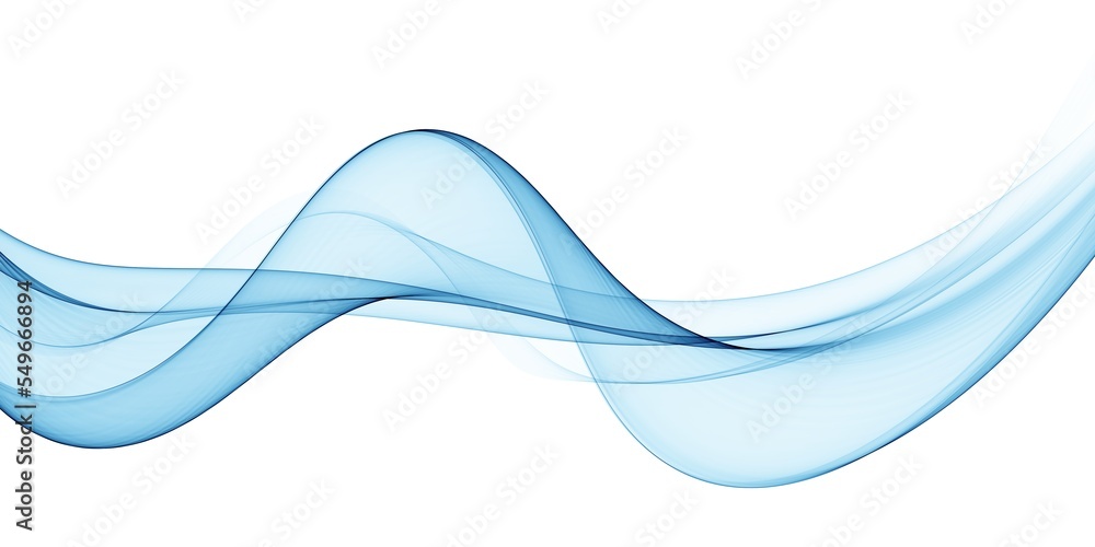 Poster blue abstract lines swoosh wave smooth wave border background wave blue flow
