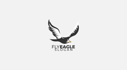 Fly Eagle creative Logo design concept