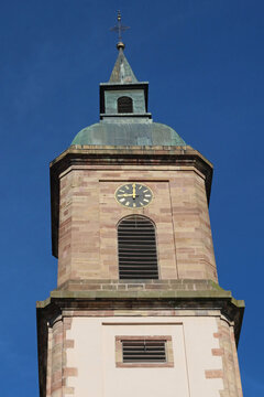 Clocher de l'&eacute;glise Saint-Georges &agrave; Epfig - Alsace