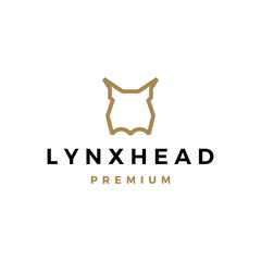 lynx head gold logo vector icon download © gaga vastard