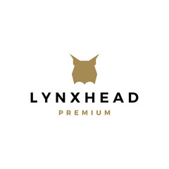 lynx head gold logo vector icon download © gaga vastard