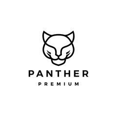 panther head logo vector icon illustration © gaga vastard