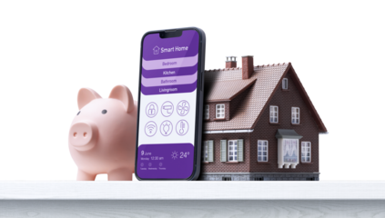 PNG file no background Save energy and money with home automation