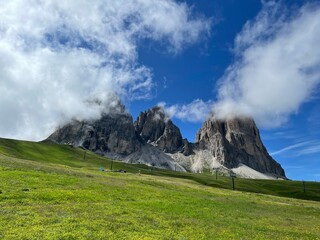 mountain landscape in summer