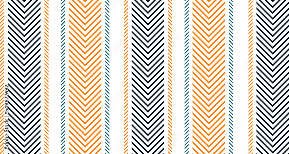 Poster the abstract chevron pattern design. colorful line grid pattern texture backgrounds. vector, 2023