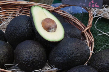 Basket of Avocados