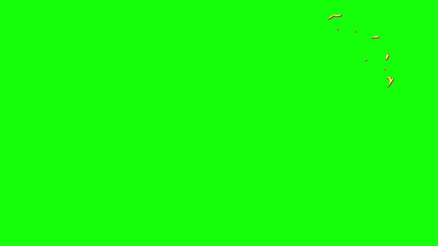 ink Effects on Green Screen